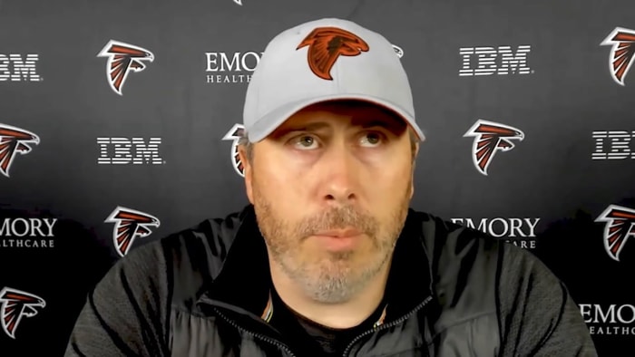 Arthur Smith Protects Offensive Line